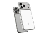 Spigen Ultra Hybrid "T" MagSafe Case for iPhone 17 Pro Max - Clear and White Spigen Ultra Hybrid "T" MagSafe Case for iPhone 17 Pro Max - Clear and White