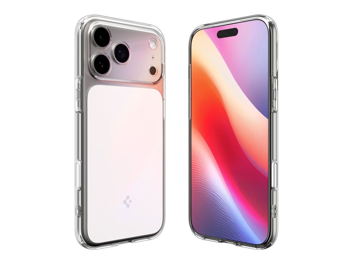 Spigen Ultra Hybrid "T" MagSafe Case for iPhone 17 Pro Max - Clear and White