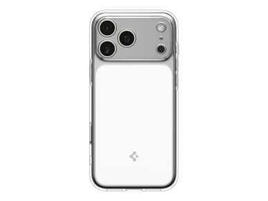 Spigen Ultra Hybrid "T" MagSafe Case for iPhone 17 Pro Max - Clear and White Spigen Ultra Hybrid "T" MagSafe Case for iPhone 17 Pro Max - Clear and White