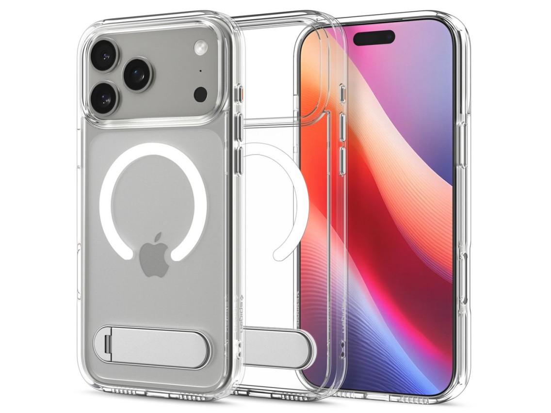 Spigen Ultra Hybrid "S" MagSafe Case for iPhone 17 Pro - Clear and White
