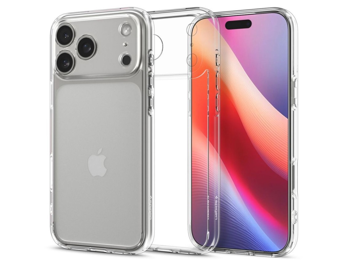 Funda Spigen Ultra Hybrid para iPhone 17 Pro Max - Transparente