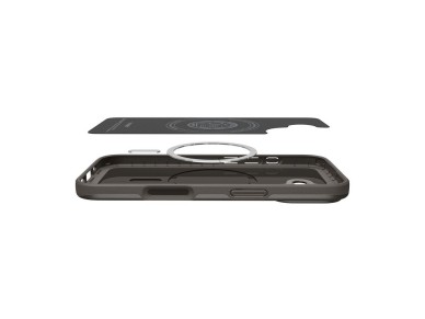 Funda Spigen Thin Fit MagSafe para iPhone 17 - Gris