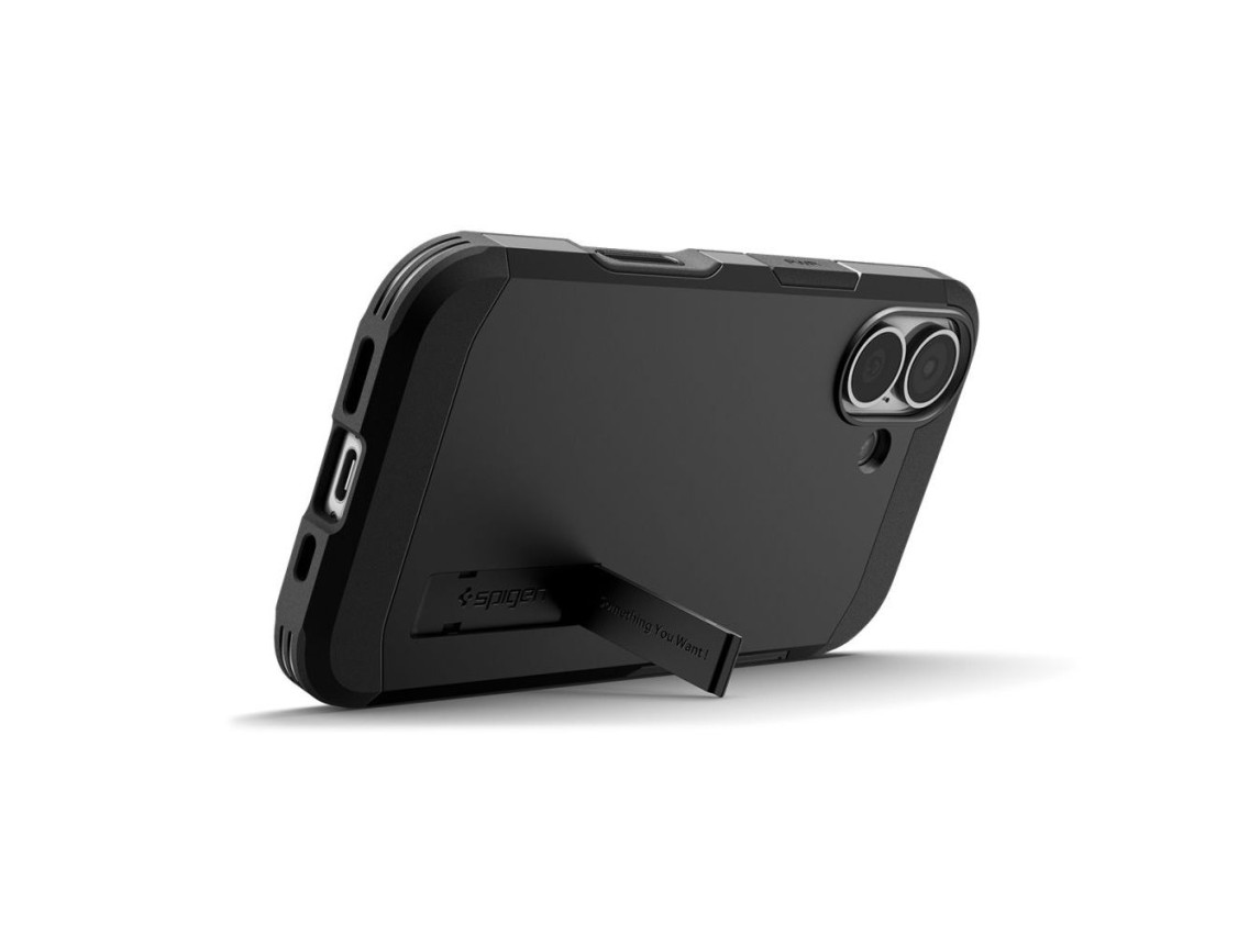 Funda Spigen Tough Armor "T" MagSafe para iPhone 17 - negra