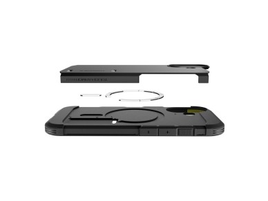 Funda Spigen Tough Armor "T" MagSafe para iPhone 17 - negra