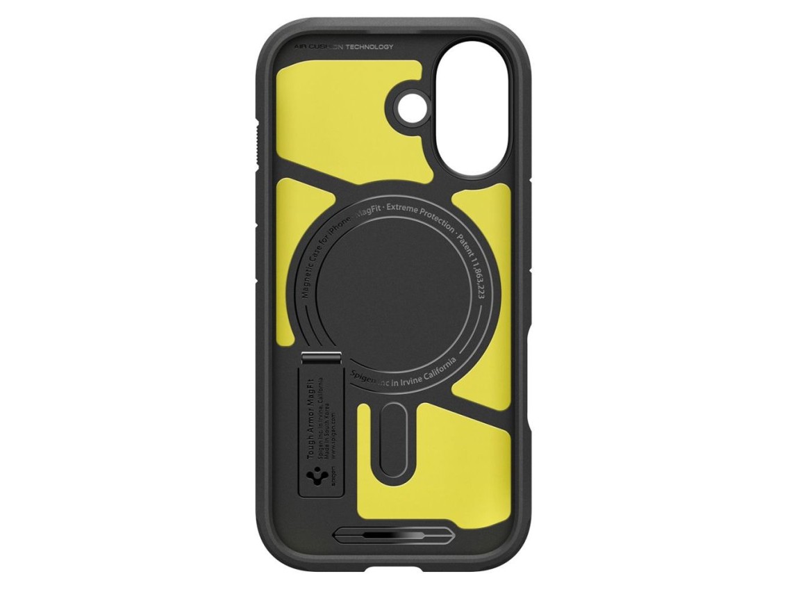 Funda Spigen Tough Armor "T" MagSafe para iPhone 17 - negra