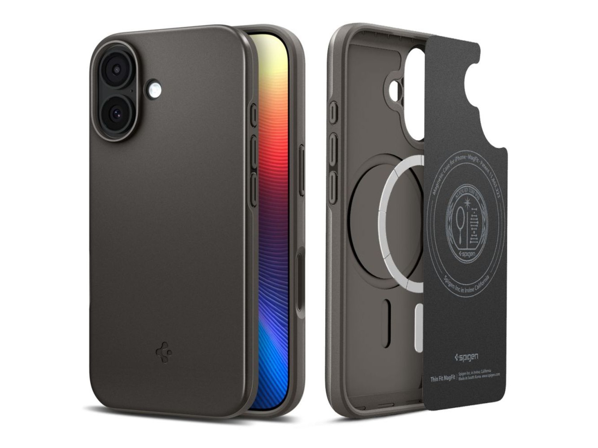 Spigen Thin Fit MagSafe Case for iPhone 17 - Gray