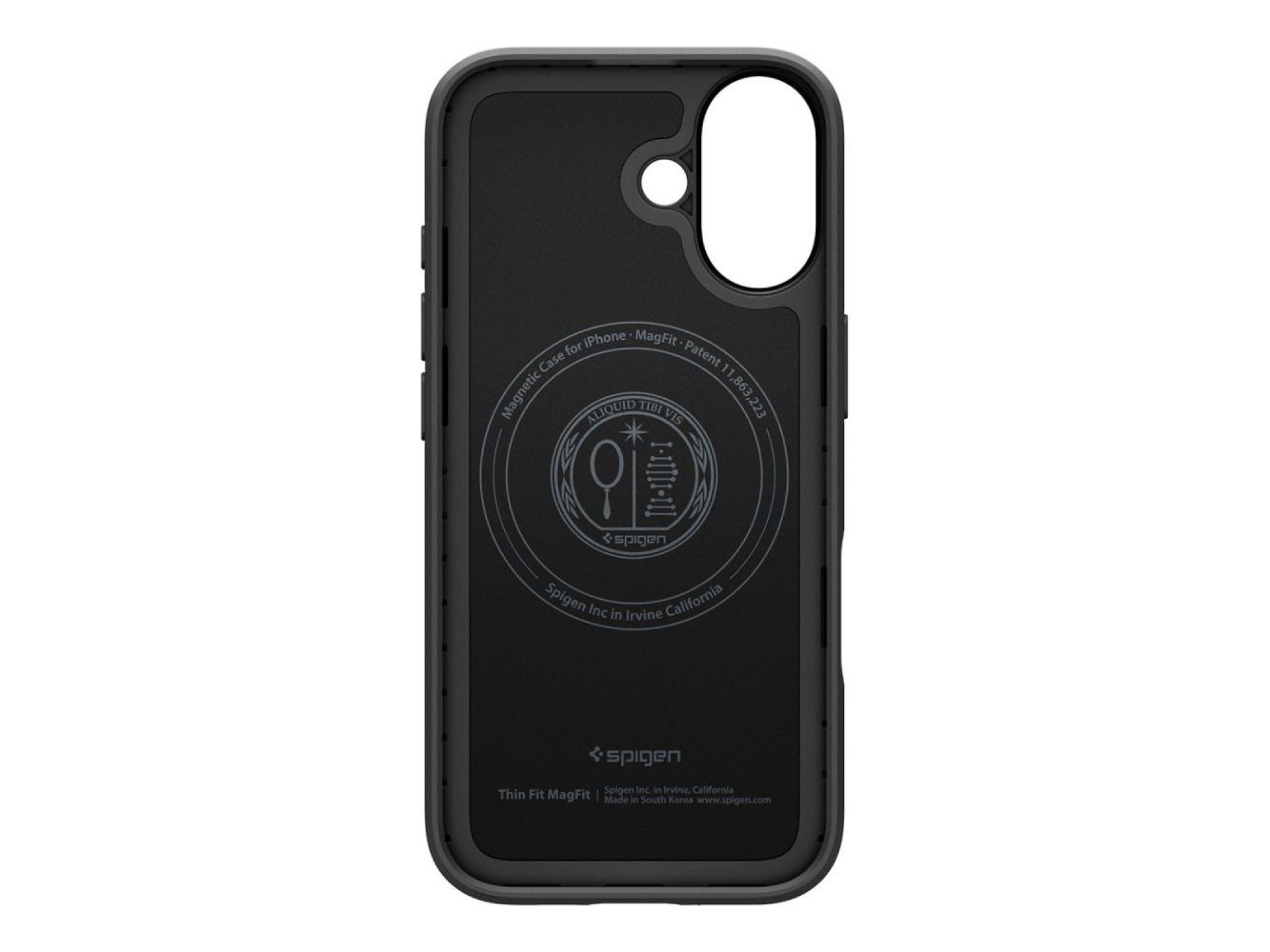 Capa Spigen Thin Fit MagSafe para iPhone 17 - Preta