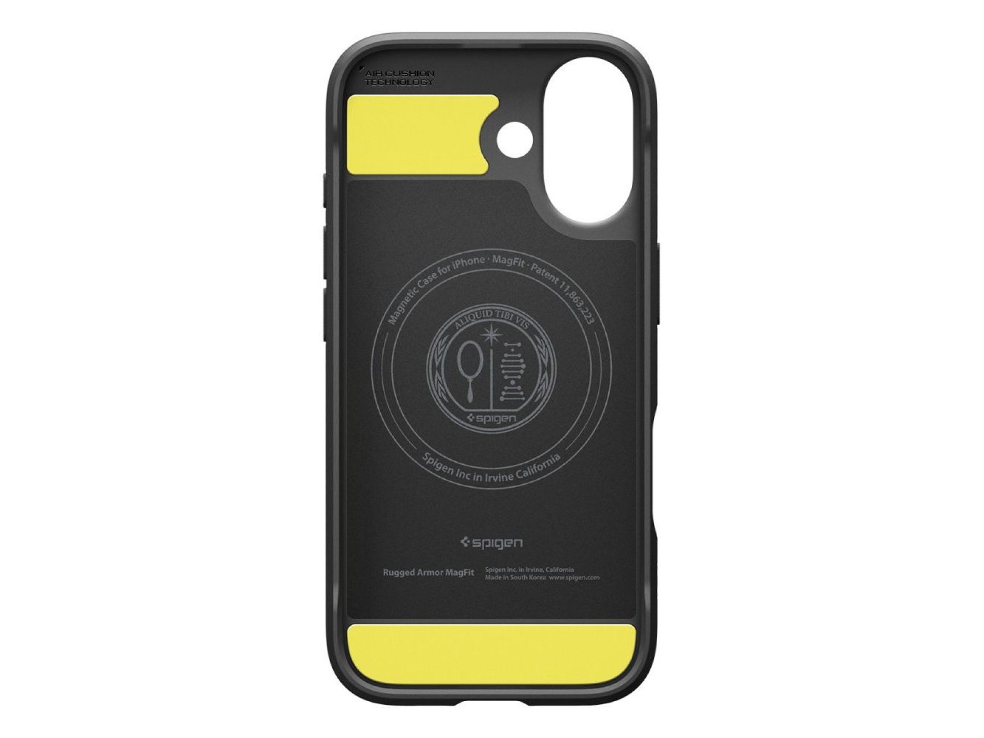 Funda Spigen Rugged Armor Mag MagSafe para iPhone 17 - Negro mate