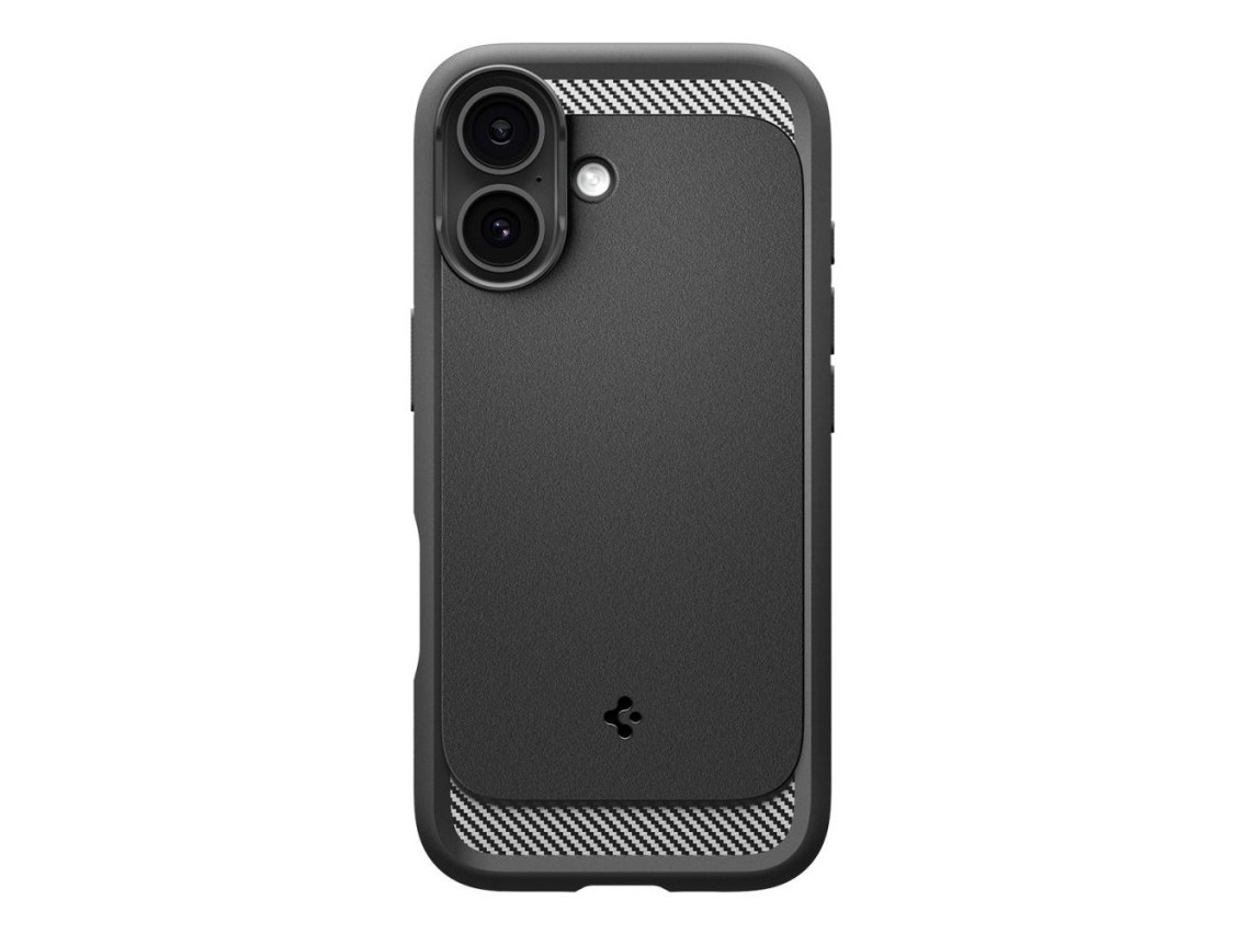 Funda Spigen Rugged Armor Mag MagSafe para iPhone 17 - Negro mate