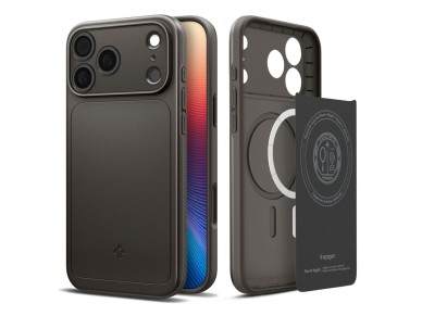 Capa Spigen Thin Fit MagSafe para iPhone 17 Pro - Cinza Capa Spigen Thin Fit MagSafe para iPhone 17 Pro - Cinza