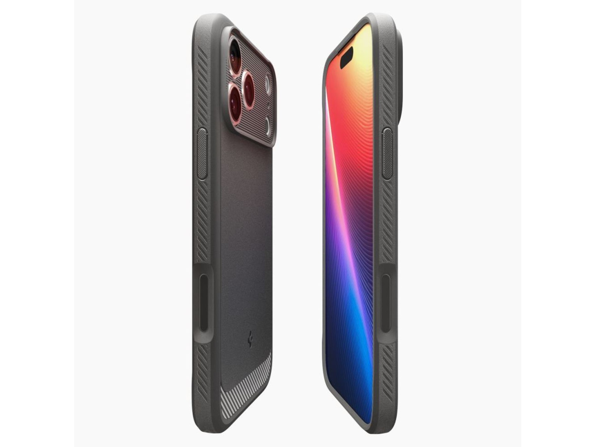 Funda Spigen Rugged Armor Mag MagSafe para iPhone 17 Pro - Gris