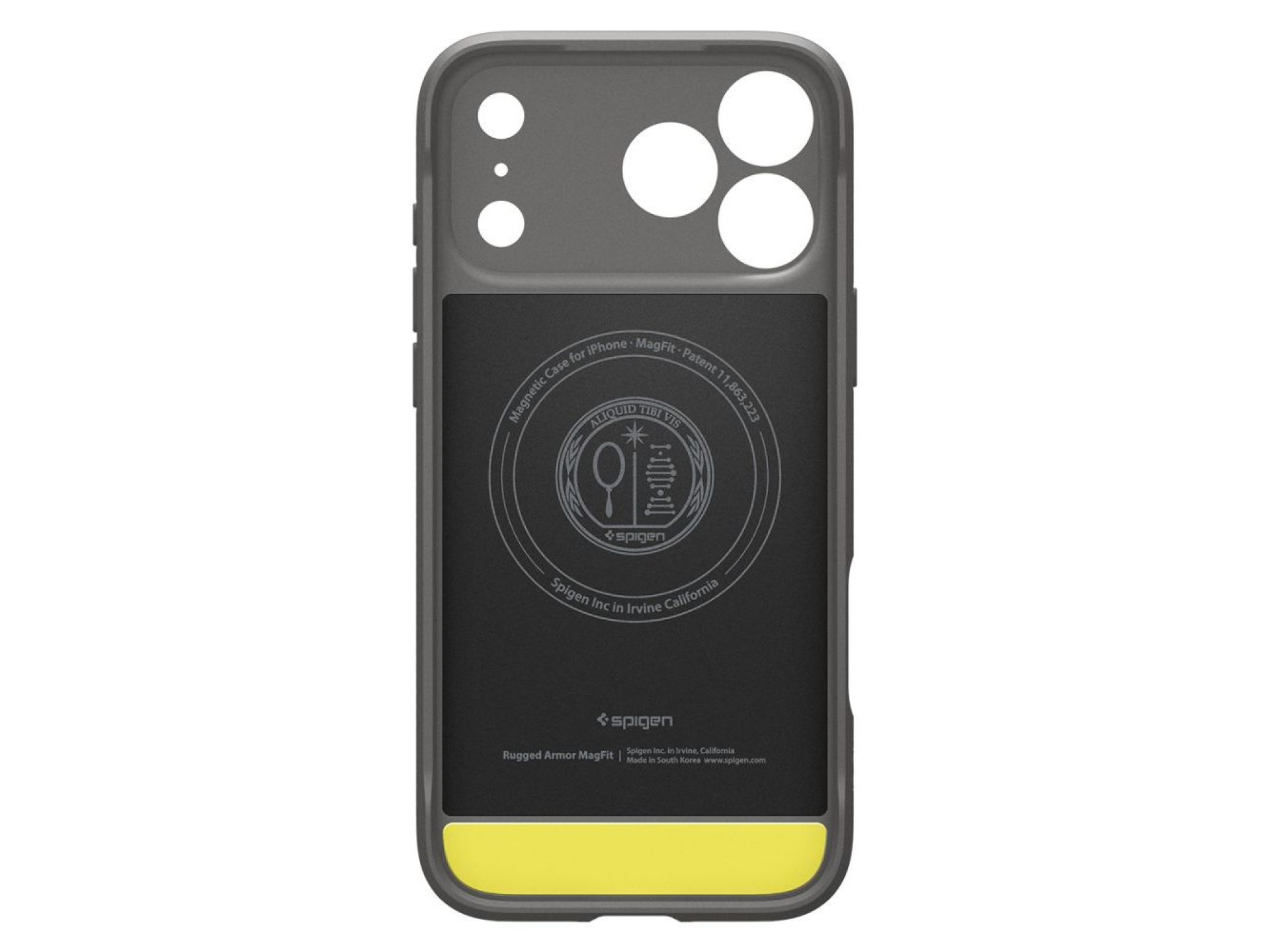 Funda Spigen Rugged Armor Mag MagSafe para iPhone 17 Pro - Gris