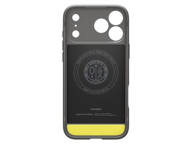 Funda Spigen Rugged Armor Mag MagSafe para iPhone 17 Pro - Gris