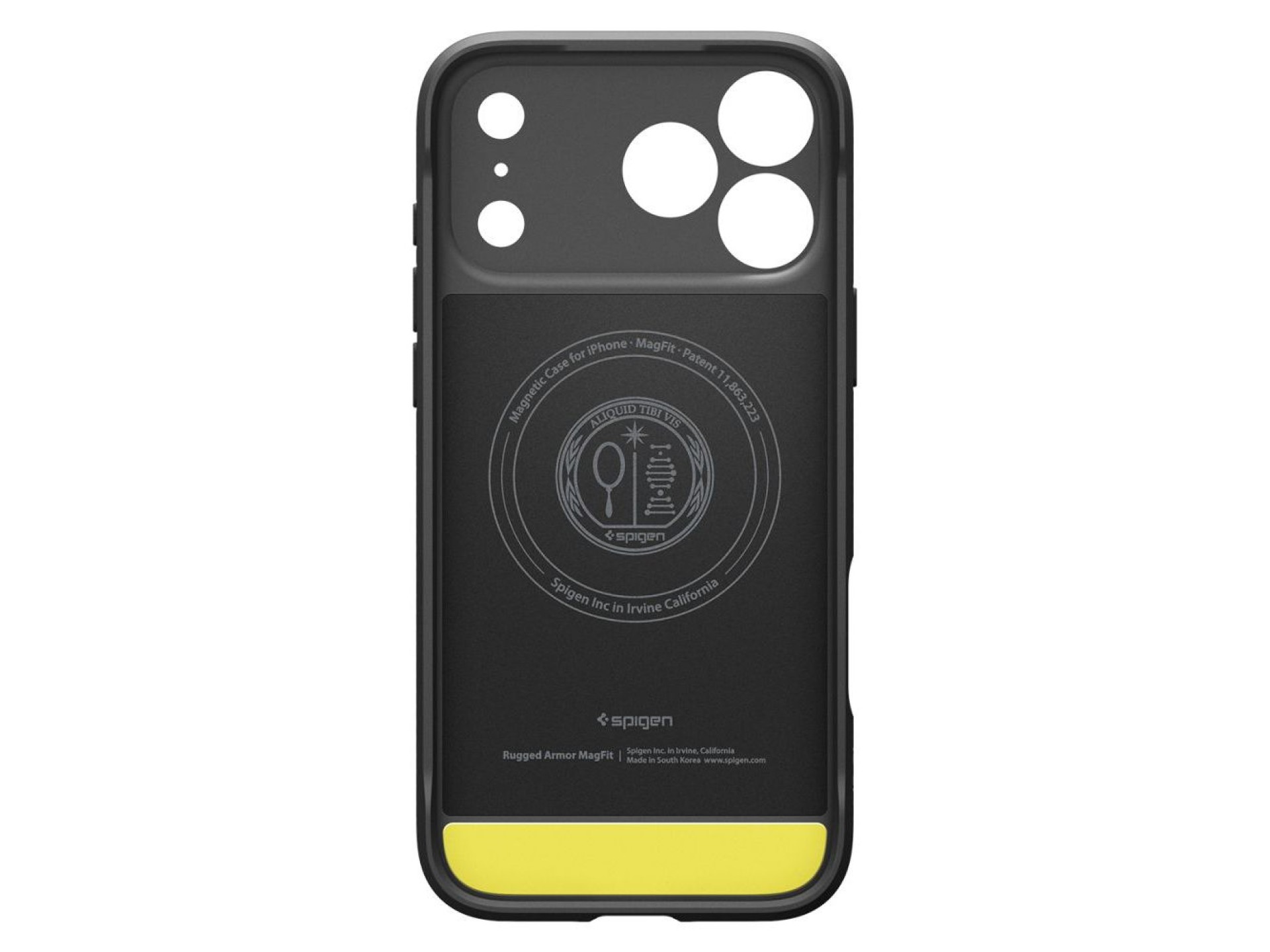 Funda Spigen Rugged Armor Mag MagSafe para iPhone 17 Pro - Negro mate