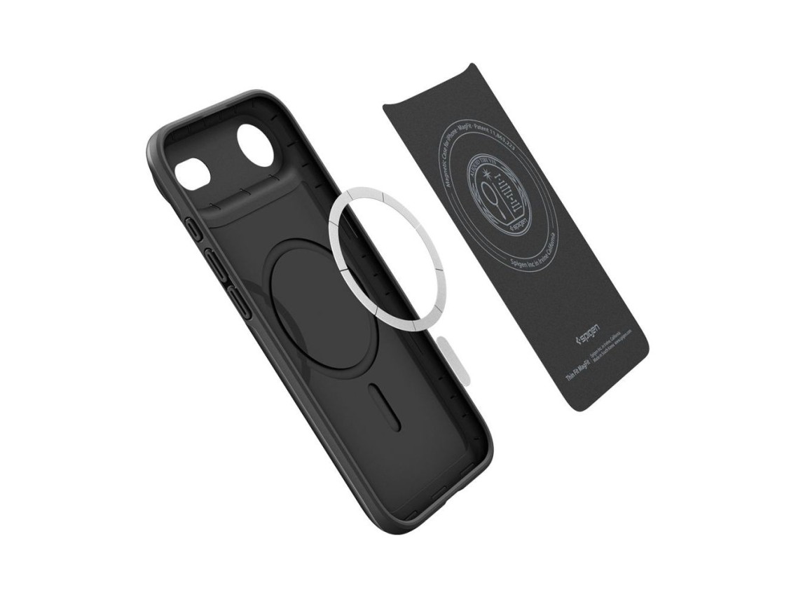 Capa Spigen Thin Fit MagSafe para iPhone 17 Air - Preta