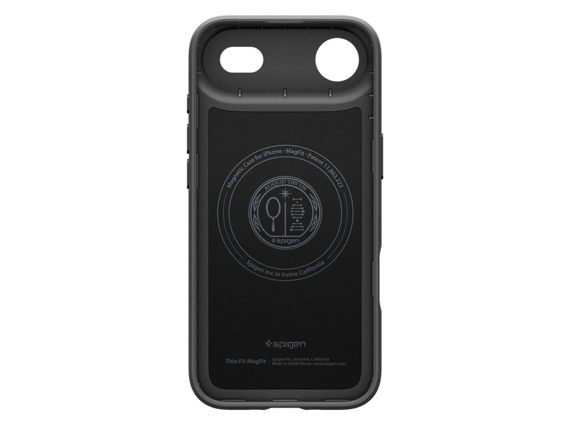 Capa Spigen Thin Fit MagSafe para iPhone 17 Air - Preta