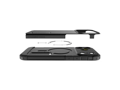 Capa Spigen Tough Armor "T" MagSafe para iPhone 17 Pro Max - preta