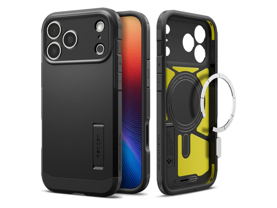 Spigen Tough Armor "T" MagSafe case for iPhone 17 Pro Max - black