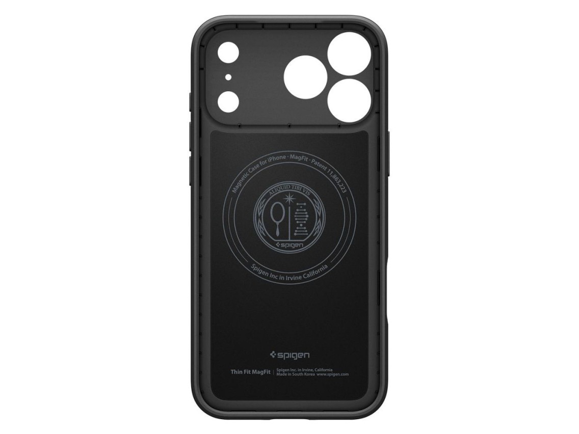 Capa Spigen Thin Fit MagSafe para iPhone 17 Pro Max - Preta