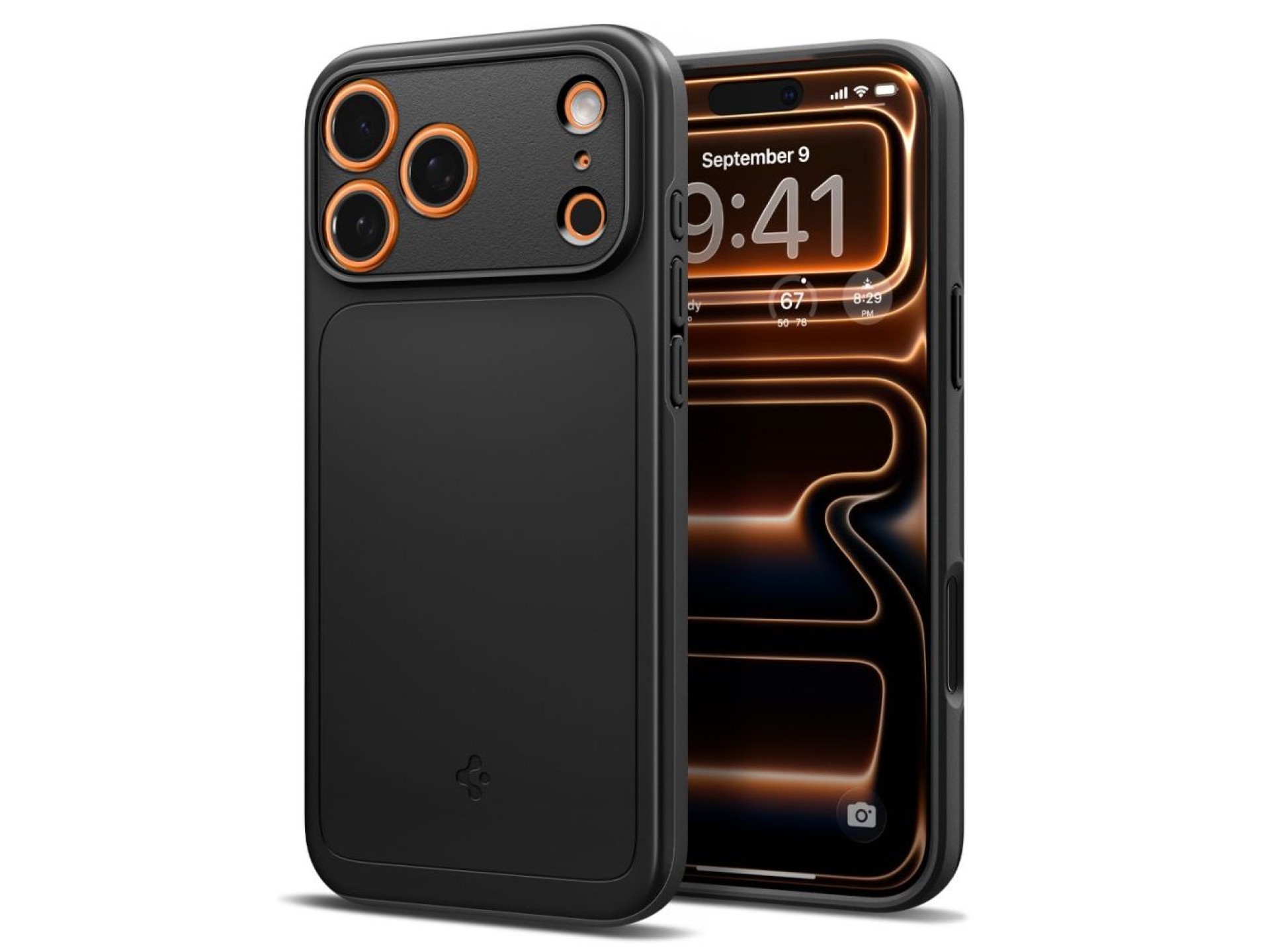 Capa Spigen Thin Fit MagSafe para iPhone 17 Pro Max - Preta