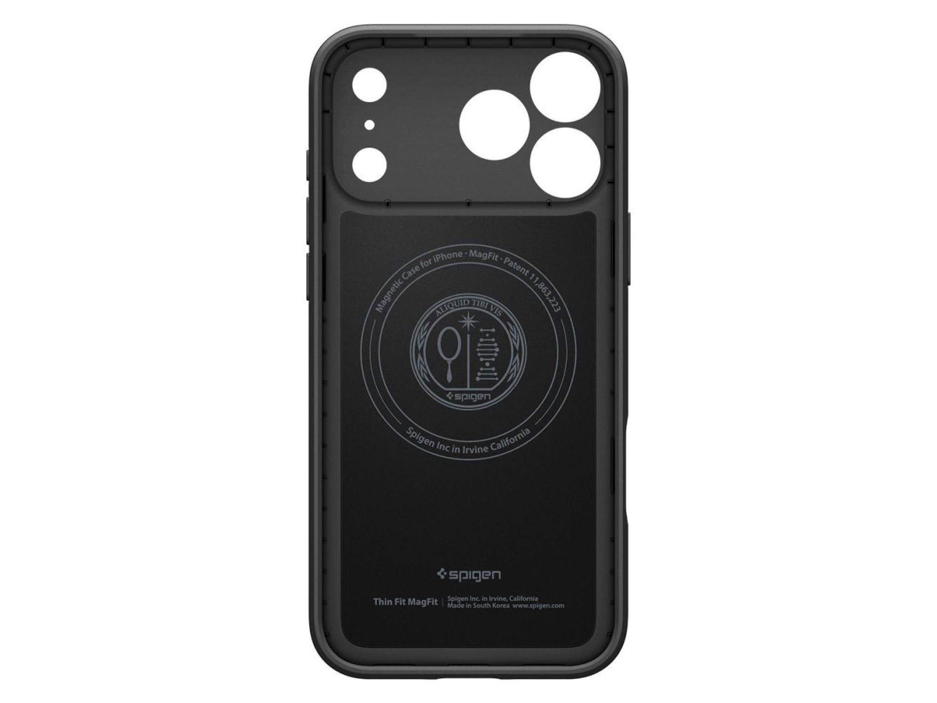 Capa Spigen Thin Fit MagSafe para iPhone 17 Pro Max - Preta