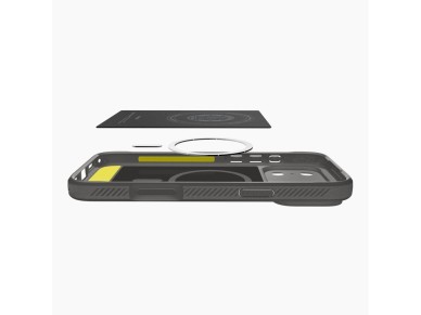 Funda Spigen Rugged Armor Mag MagSafe para iPhone 17 Pro Max - Gris