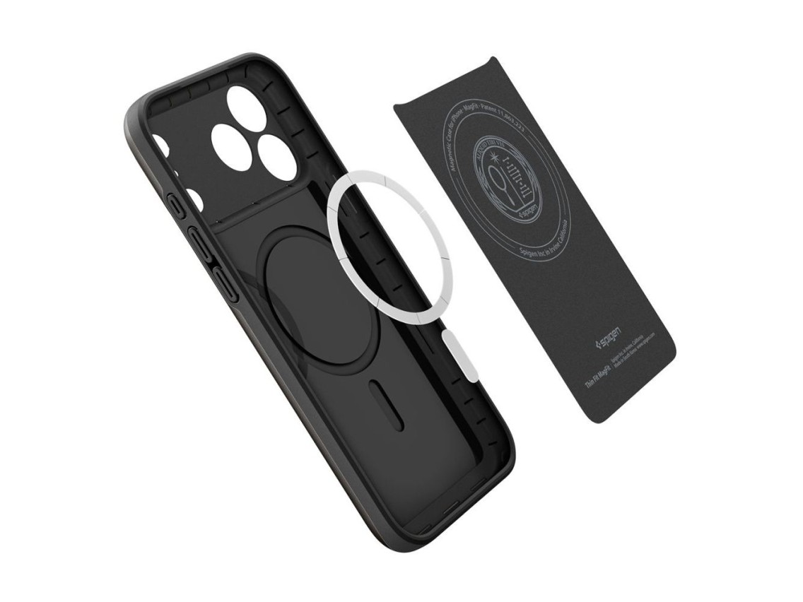 Capa Spigen Thin Fit MagSafe para iPhone 17 Pro Max - Preta