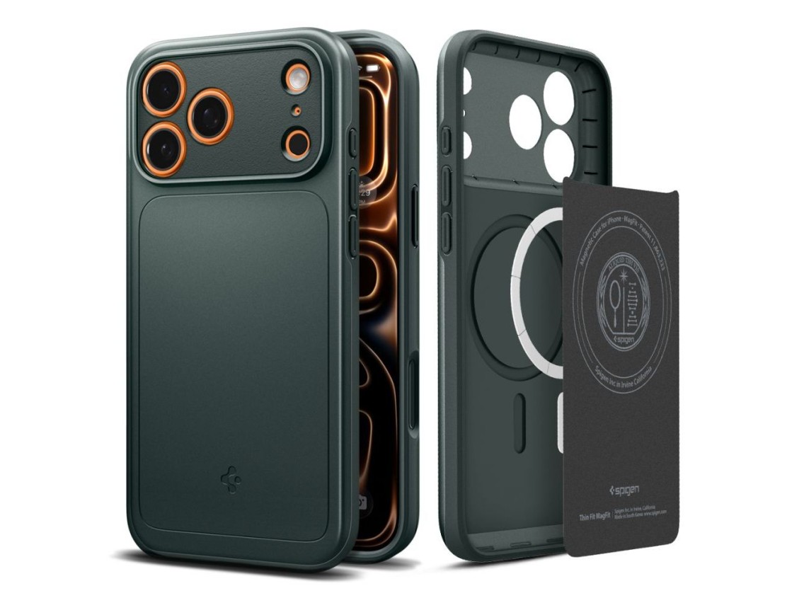 Spigen Thin Fit MagSafe Case for iPhone 17 Pro Max - Green