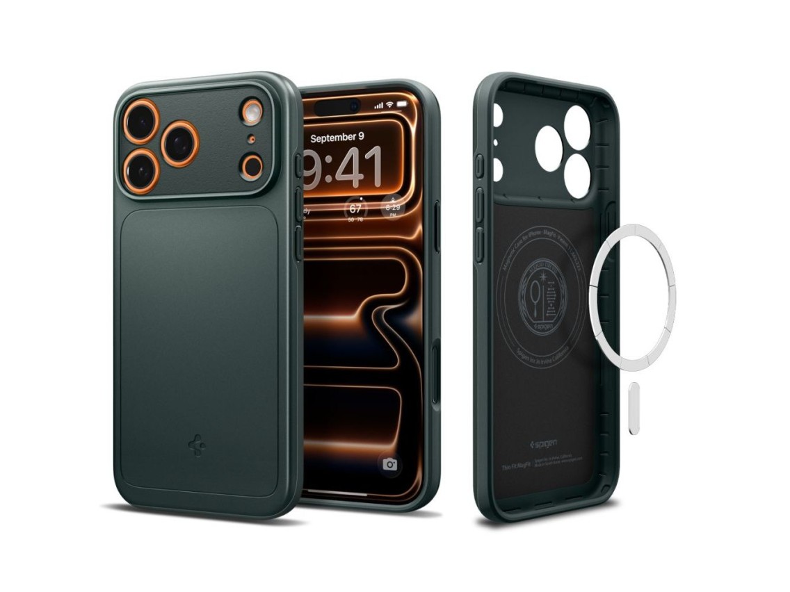 Spigen Thin Fit MagSafe Case for iPhone 17 Pro Max - Green