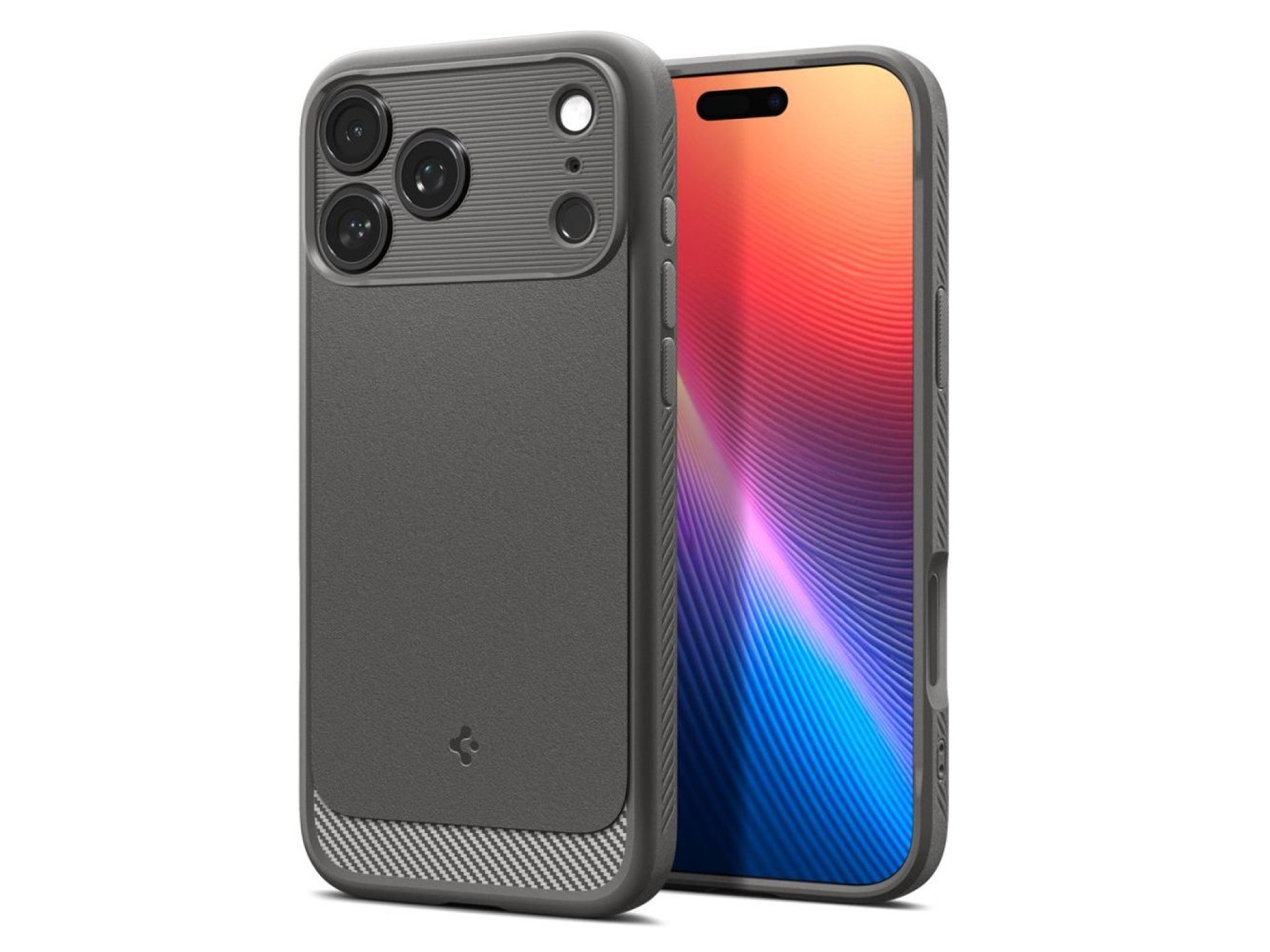 Funda Spigen Rugged Armor Mag MagSafe para iPhone 17 Pro Max - Gris