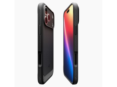 Funda Spigen Rugged Armor Mag MagSafe para iPhone 17 Pro Max - Negro mate