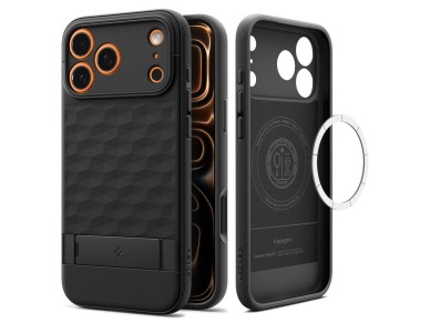 Funda Spigen Parallax "S" MagSafe para iPhone 17 Pro Max - Negro mate