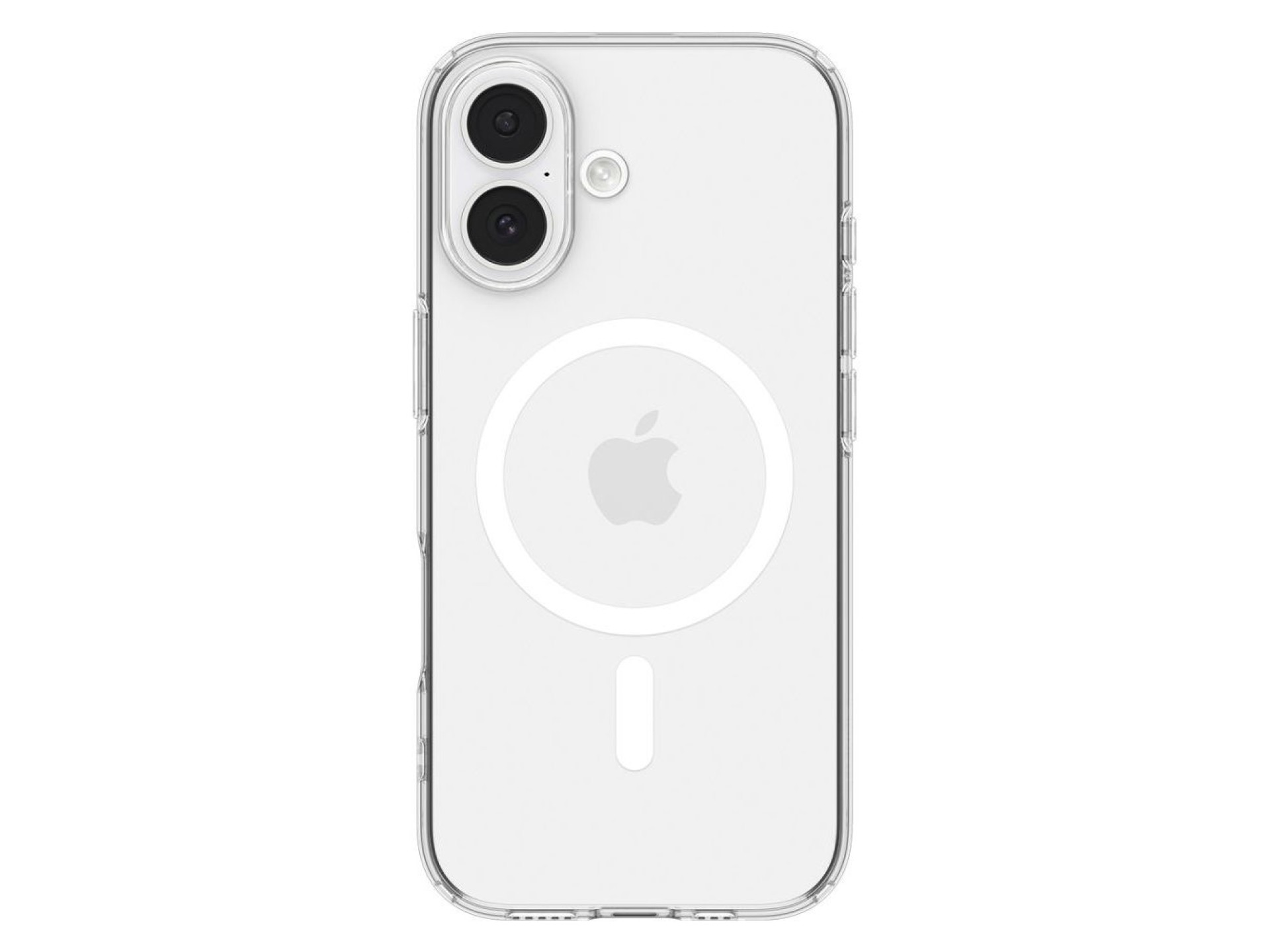 Capa Spigen Liquid Crystal MagSafe para iPhone 17 - Transparente e Branca