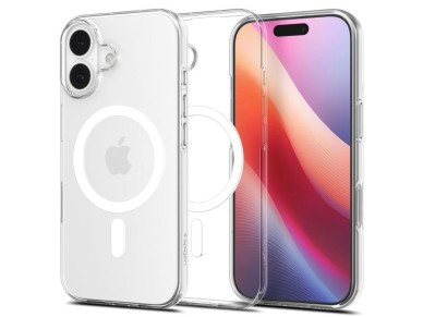 Spigen Liquid Crystal MagSafe Case for iPhone 17 - Clear and White Spigen Liquid Crystal MagSafe Case for iPhone 17 - Clear and White