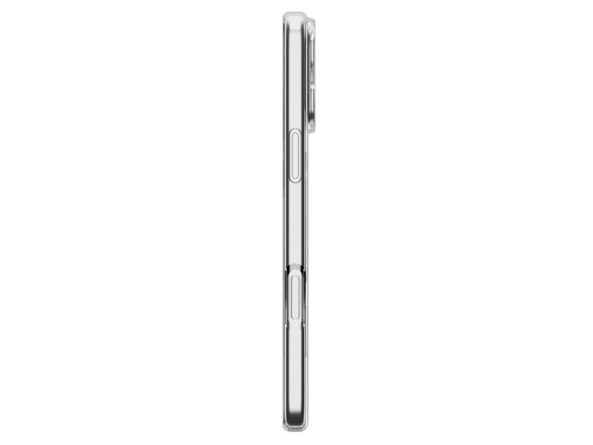 Funda Spigen Liquid Crystal MagSafe para iPhone 17 Pro Max - Transparente y blanca