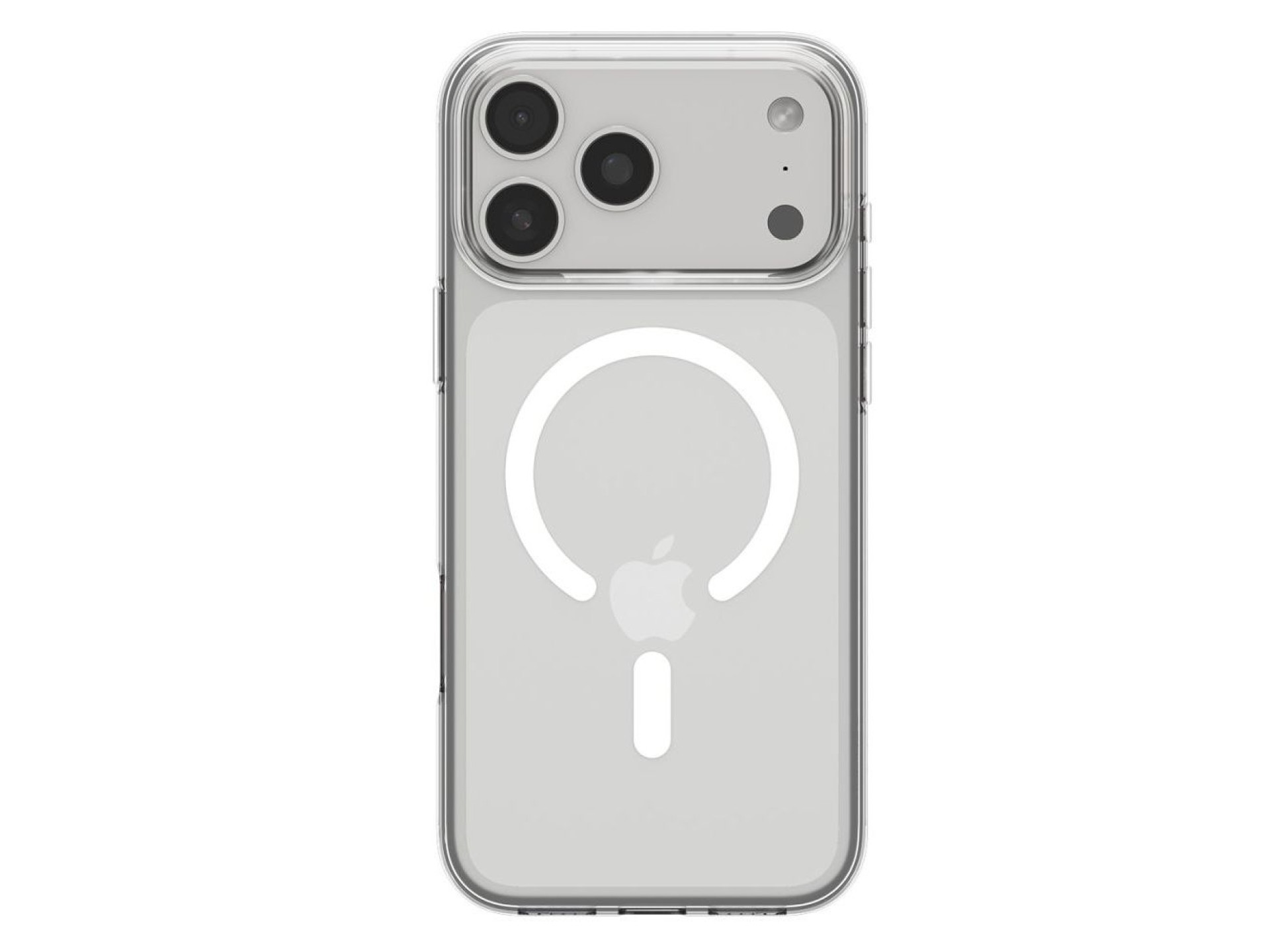 Funda Spigen Liquid Crystal MagSafe para iPhone 17 Pro Max - Transparente y blanca