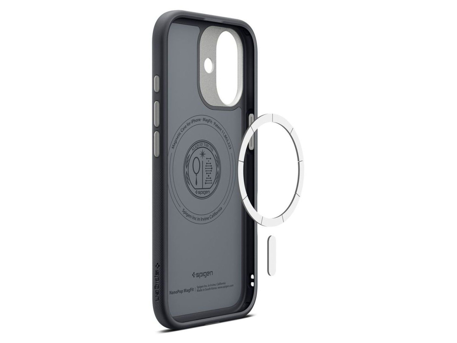 Funda Spigen Nano Pop MagSafe para iPhone 17 - Negra