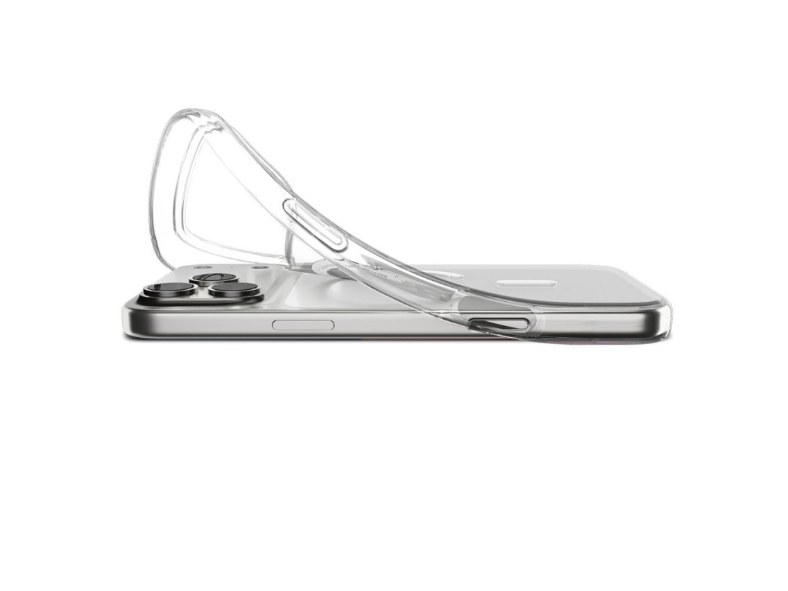 Funda Spigen Liquid Crystal MagSafe para iPhone 17 Pro Max - Transparente y blanca