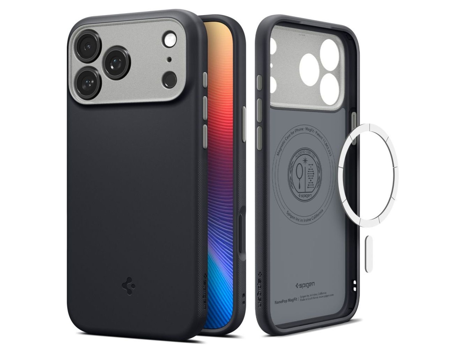 Capa Spigen Nano Pop MagSafe para iPhone 17 Pro - Preta