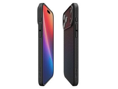 Funda Spigen Liquid Air para iPhone 17 Pro Max - Negro mate