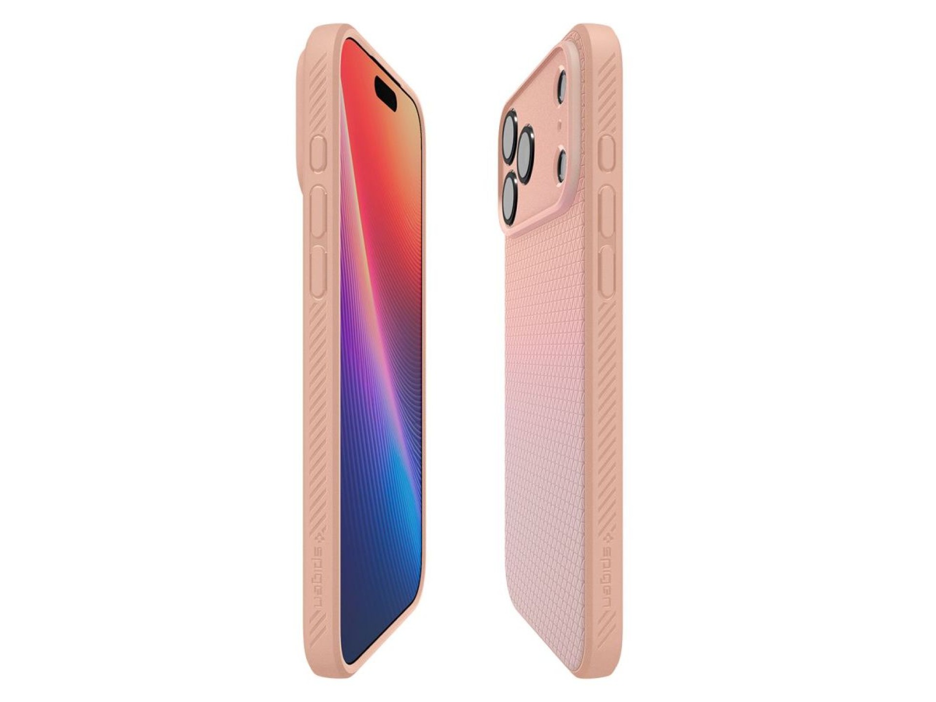 Capa Spigen Liquid Air para iPhone 17 Pro Max - Rosa Titânio