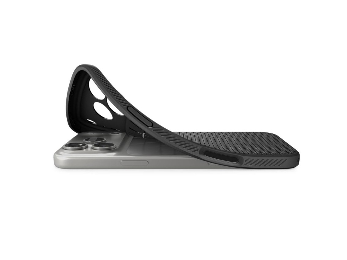 Funda Spigen Liquid Air para iPhone 17 Pro Max - Negro mate