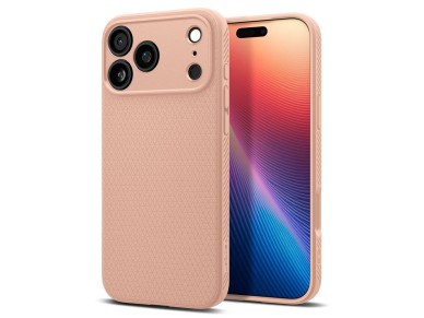 Funda Spigen Liquid Air para iPhone 17 Pro Max - Rosa Titanio