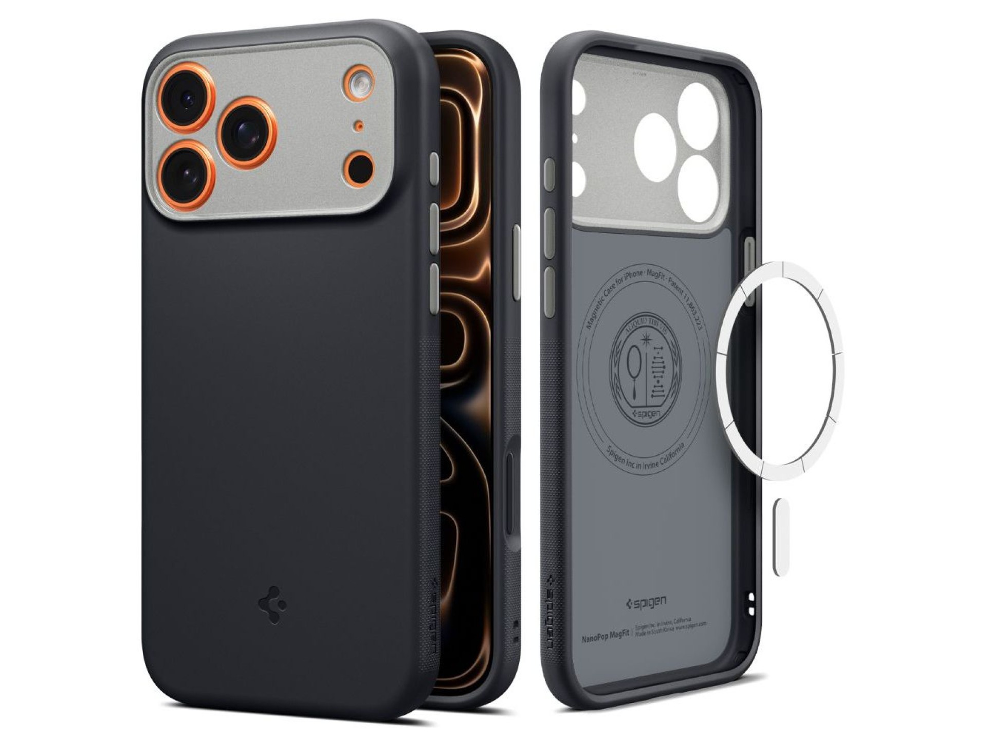 Funda Spigen Nano Pop MagSafe para iPhone 17 Pro Max - Negra
