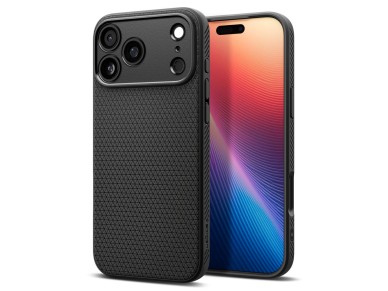 Funda Spigen Liquid Air para iPhone 17 Pro Max - Negro mate