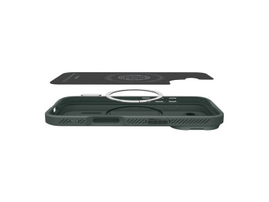 Funda Spigen Optik Armor MagSafe para iPhone 17 - Verde