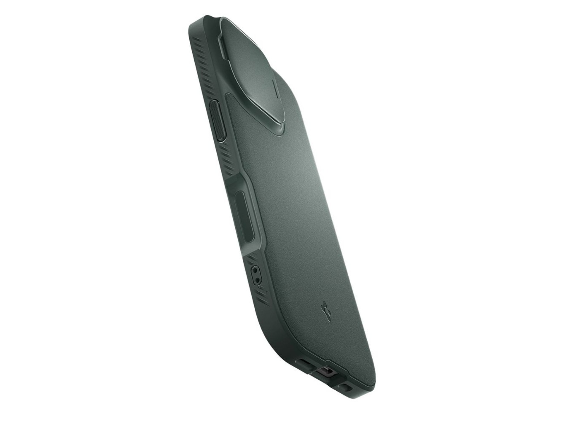 Funda Spigen Optik Armor MagSafe para iPhone 17 - Verde