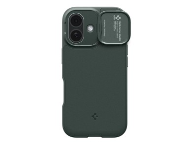 Funda Spigen Optik Armor MagSafe para iPhone 17 - Verde