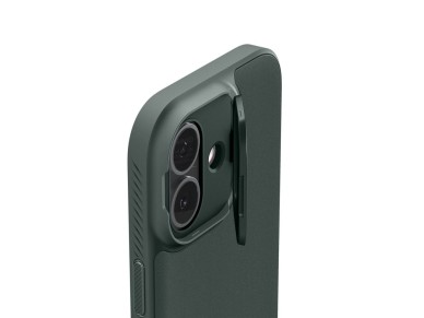 Funda Spigen Optik Armor MagSafe para iPhone 17 - Verde