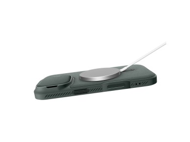 Funda Spigen Optik Armor MagSafe para iPhone 17 - Verde